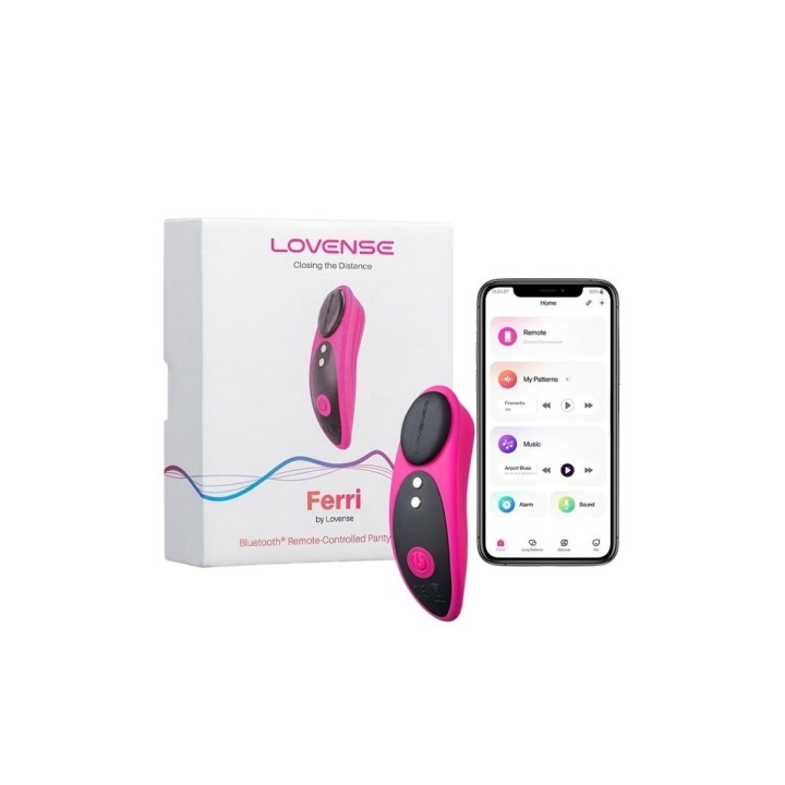 Vibrador de braguita Ferrari con imán y conexión con App Lovense