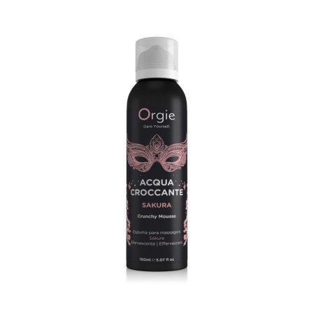 Envase de Sakura, la espuma crocante de Orgie, 150 ml.