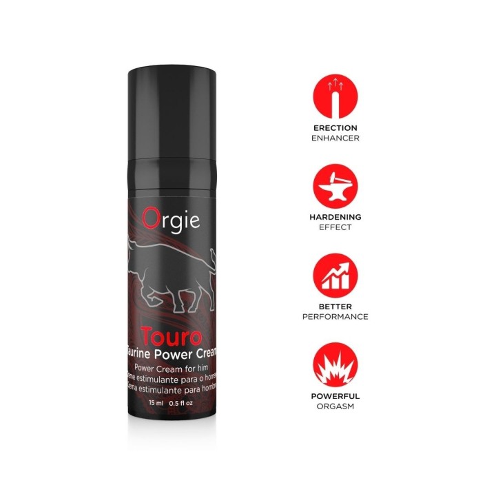Características del Gel Power Touro de Orgie.