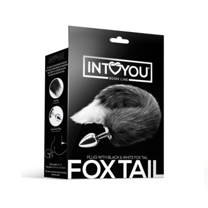 Packaging plug anal IntoYou BDSM Line con cola de zorro de Intoyou