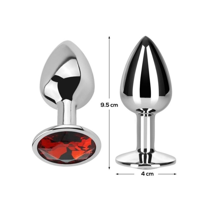 Plug Rubí y sus medidas alto y ancho