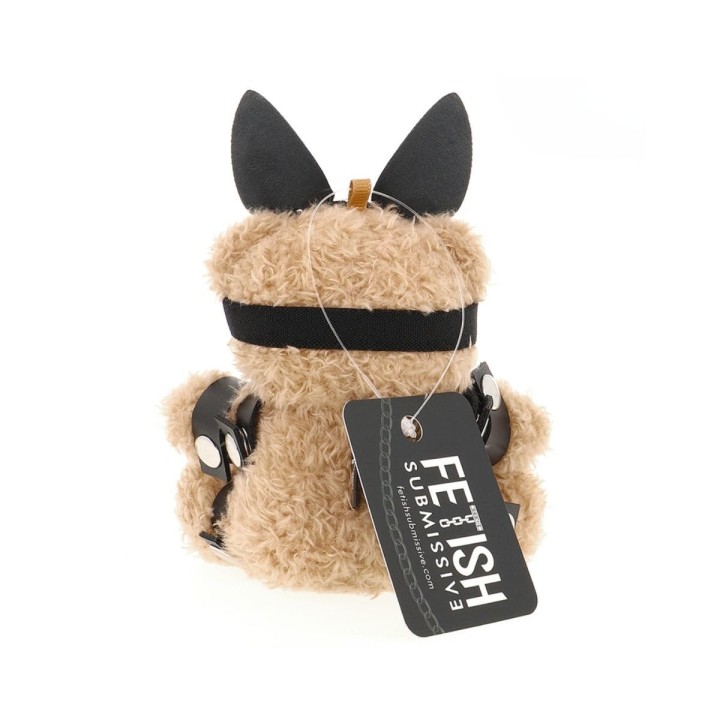 Vista posterior del osito MISHKA con arnés