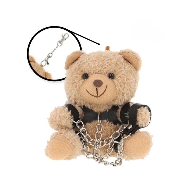 Vista posterior del osito YOGI con arnés