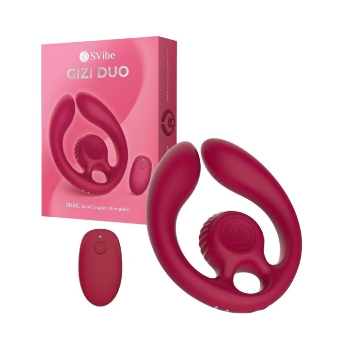 Vista principal Snail‑Vibe Gizi Duo Burdeos.