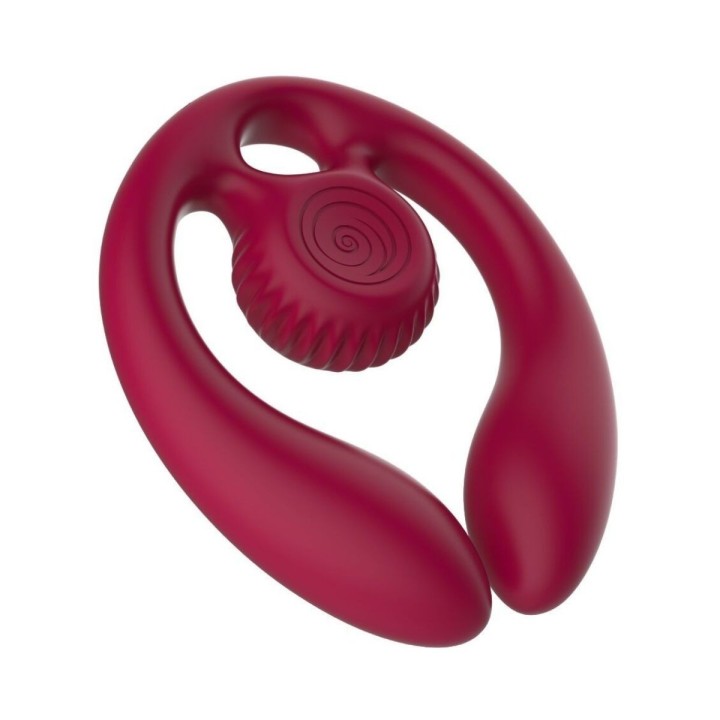 Vista inferior del Snail‑Vibe Gizi Duo Burdeos.