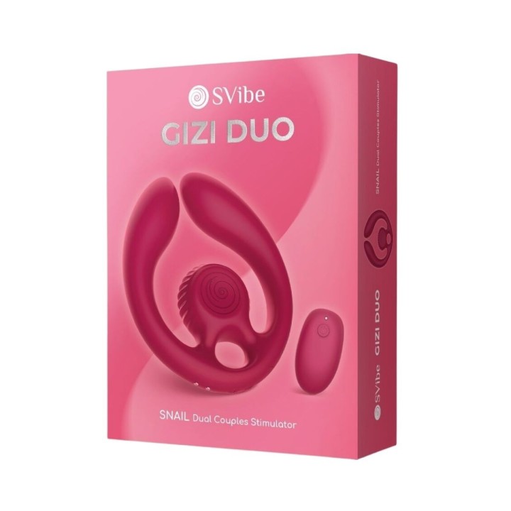 Packaging del Snail‑Vibe Gizi Duo Burdeos.