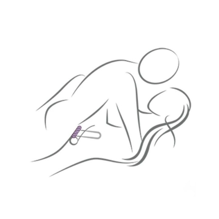 Viñeta del uso del anillo Twist del uso en pareja