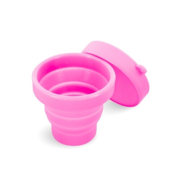 Vaso esterilizador de silicona médica Yoba Nature Santé, práctico y reutilizable.