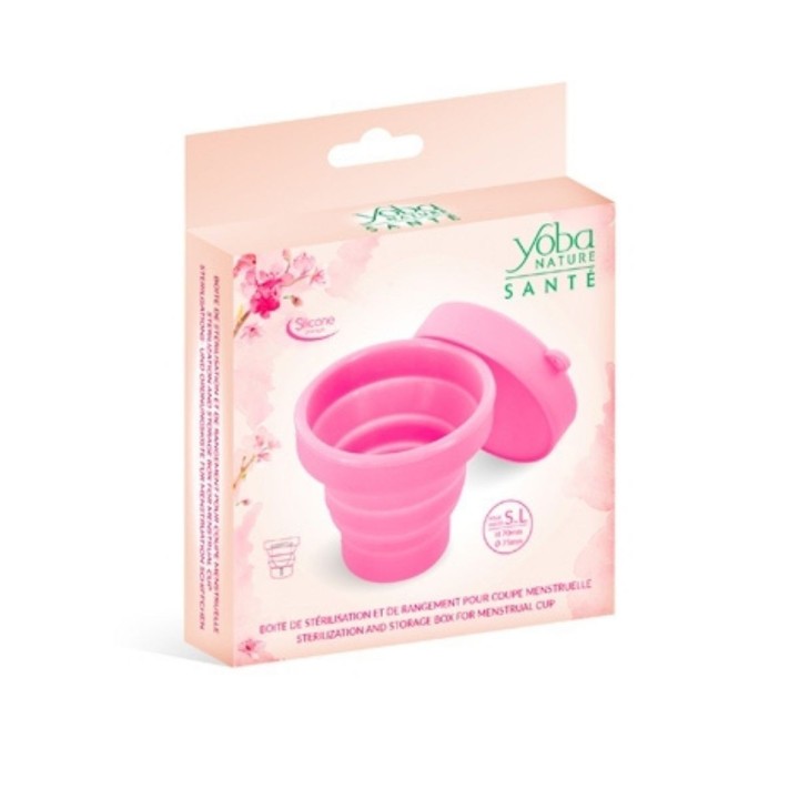 Packaging original del vaso esterilizador Yoba Nature Santé.