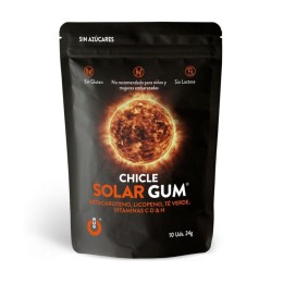 Packaging 10 pastillas chicles sabor Tropical Wug Gum - Bronceado