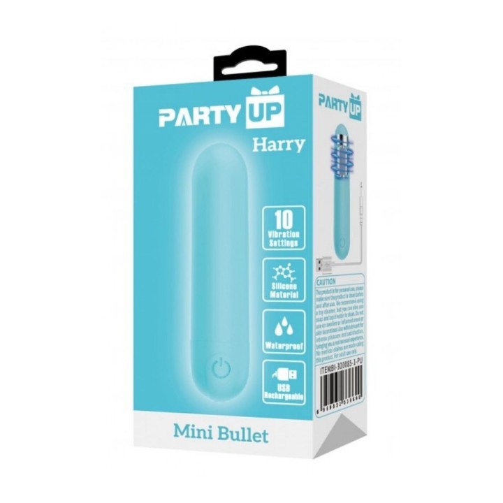 Packaging oficial del Bala Harry de Party Up