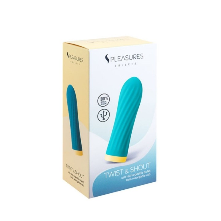 Packaging oficial de la Bala Twist & Shout de Spleasures Bullets