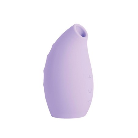 Candy Violeta de la serie Tsunami de Spleasures Velvet, ligero, pequeño y potente con 10 modos de succión.