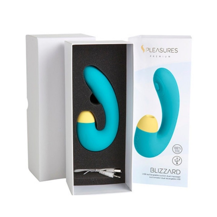 Packaging del Blizzard de Spleasures Premium Line y su presentación interior.