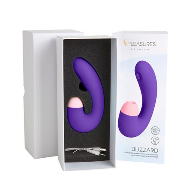 Packaging del Blizzard de Spleasures Premium Line y su presentación interior.