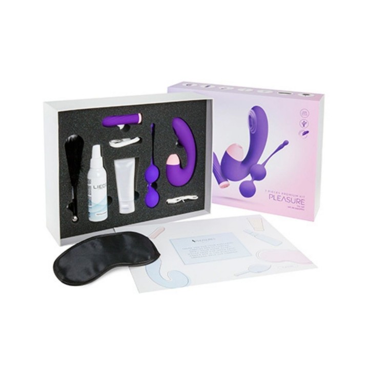 Presentación del Pleasure Kit purple un regalo de buen gusto y muy satisfactorio en todos los sentidos.