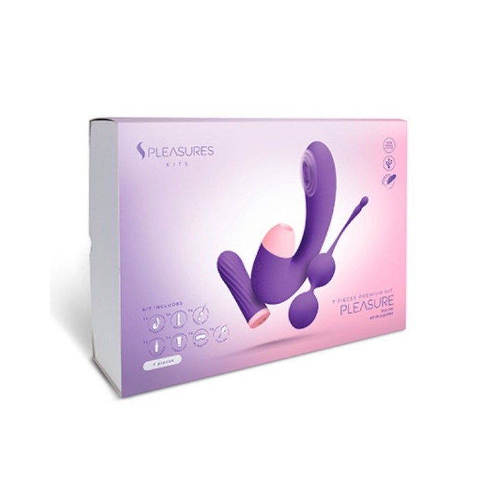 Presentación exterior del Pleasure Kit purple, sorprendentemente encantadora.