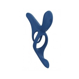 Honey Play Box - Anillo doble Pleasure Pivot - Blue