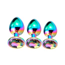 Visual de las 3 tallas de La serie de Plugs Space Journey