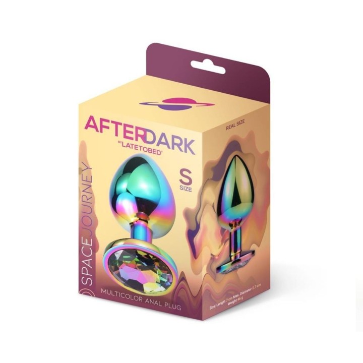 Packaging del Plug anal Space Journey multicolor de Afterdark