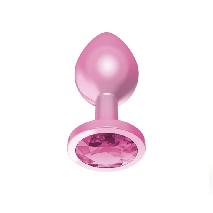 Plug anal talla S de metal anodizado de color rosa de Afterdark