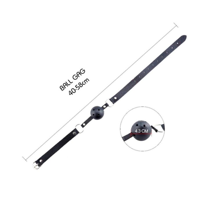 Mordaza transpirable para dejarte llevar sin replicas.