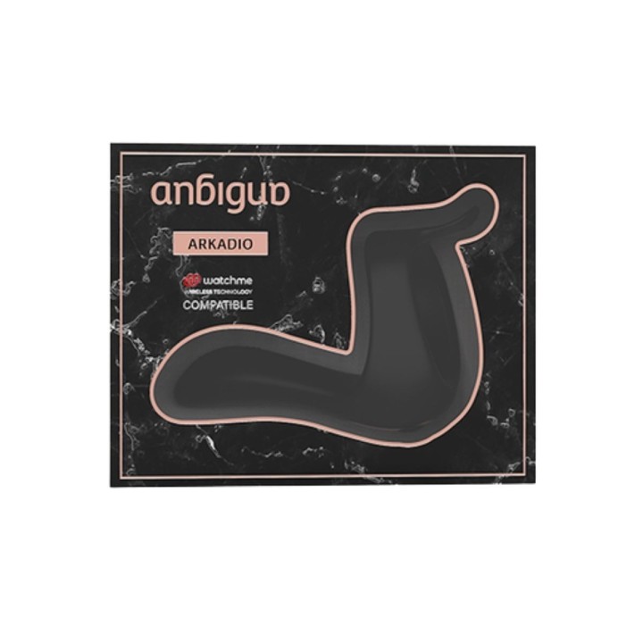 Packaging de la caja oficial de Arkadio, de Ambiguo