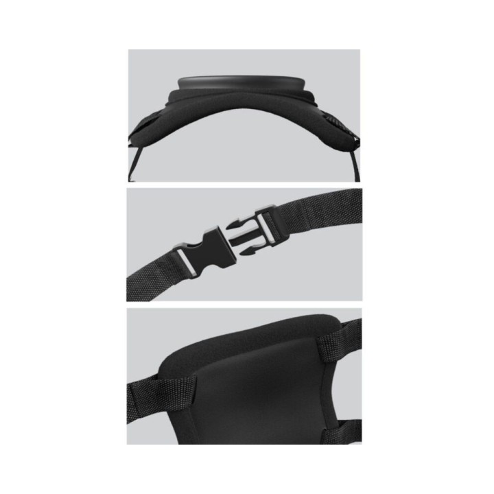 Clics de cierre para un ajuste perfecto del Arnés de Muslo