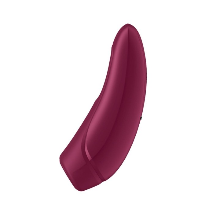 Vista de perfil del Curvy +1 de Satisfyer, ligero y compacto