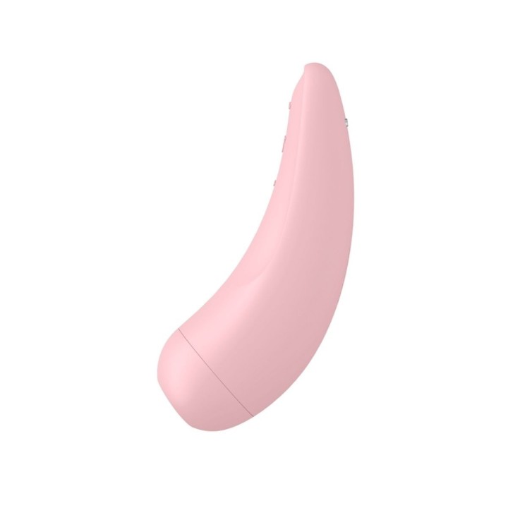 Vista de perfil del Curvy +2 de Satisfyer, ligero y compacto