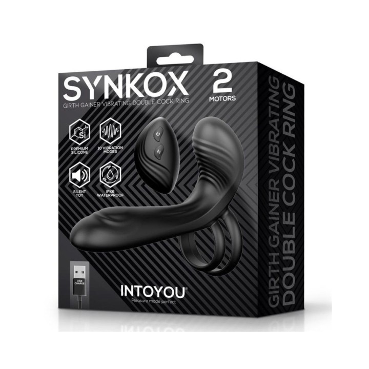 Packaging oficial de Intoyou para Synkox , el anillo doble ganador.