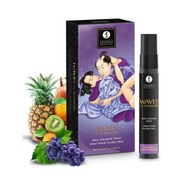 Packaging con envase y presentación del Pleasure Waves Oral seductor Frutas Exóticas 20 ml