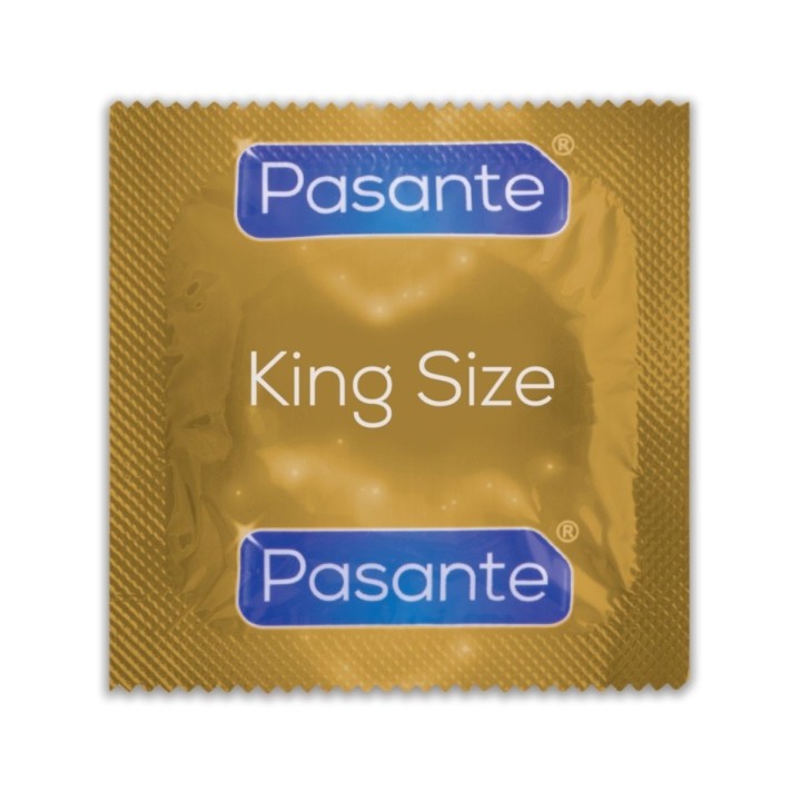 Sobre individual de cada uno de los preservativos King Ms