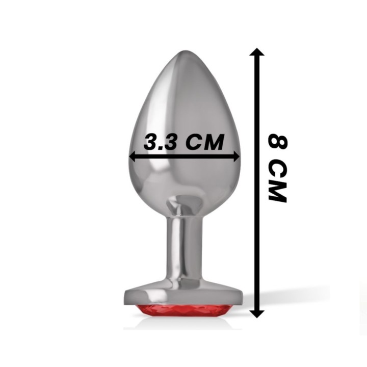 Medidas del plug anal Intense talla M, proporciones cómodas y seguras para principiantes.