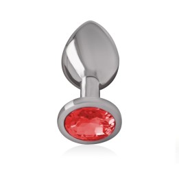 Imagen principal del plug anal Intense metal rojo talla M, lujo y placer combinados.