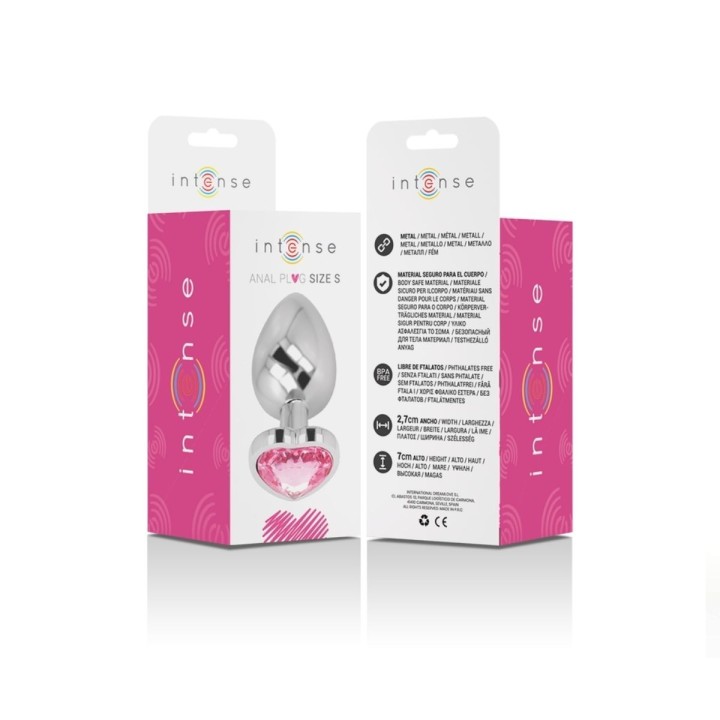 Packaging del plug anal Intense, diseño sofisticado y perfecto para regalar.