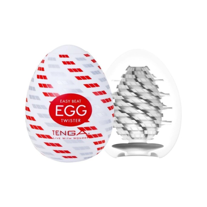 Tenga Egg Twister con su nuevo formato y vista del interior texturizado