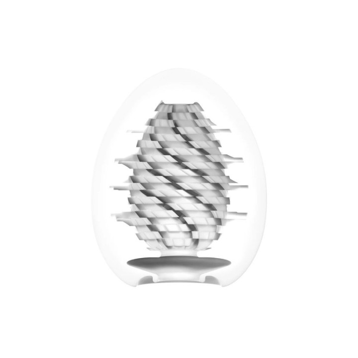 Interior del huevo Twister, costillas complejas en espiral de la colección Standar