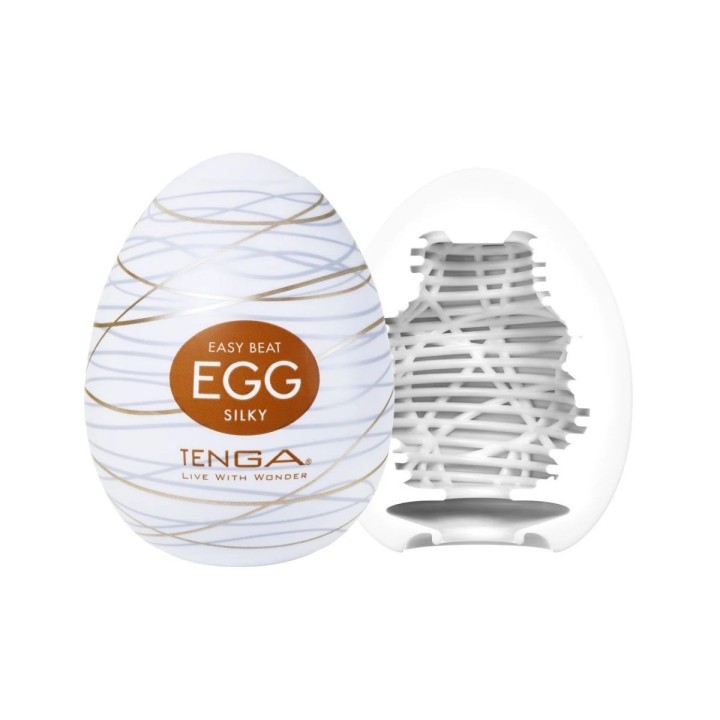 Tenga Egg Silky con su nuevo formato y vista del interior texturizado