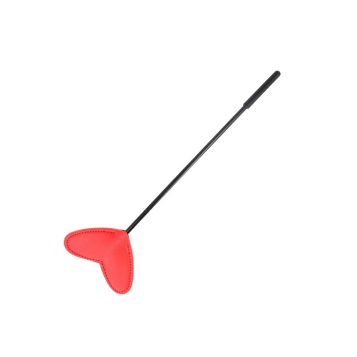 Pala KINK corazón rojo, vista inferior/trasera y acabado.