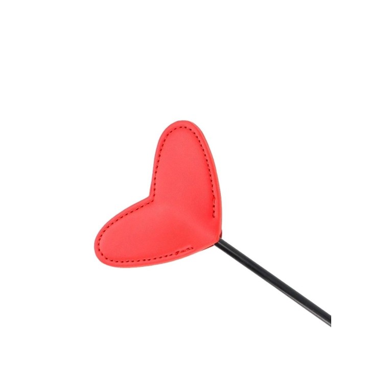 Pala KINK corazón rojo, vista superior para detalle de forma.