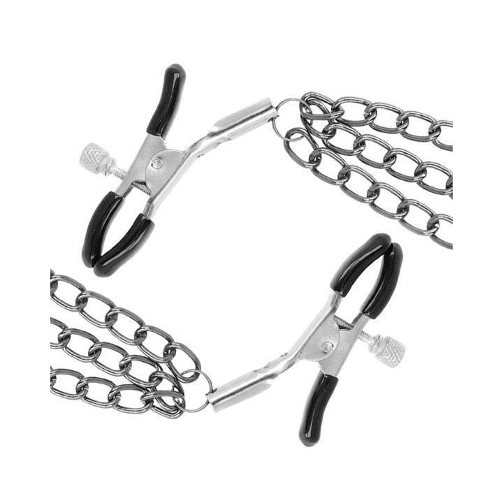 Detalle de las pinzas más cerca su revestimiento