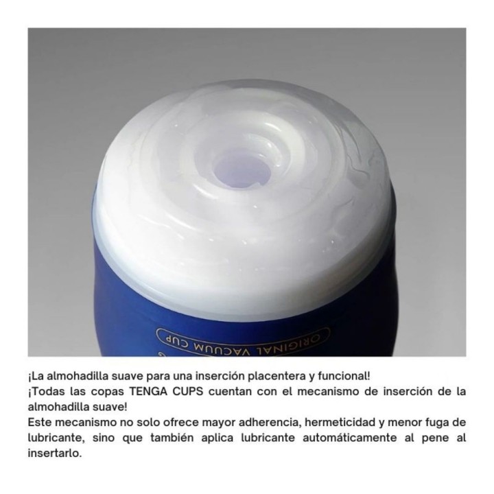 El orificio de inserción que ya viene lubricado