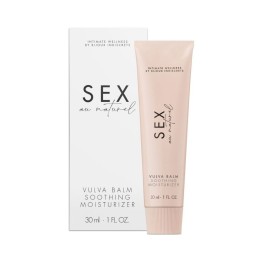 Packaging del Vulva Balm de Bijoux Indiscrets, bálsamo para calmar y cuidar la vulva en la perimenopausia y menopausia.