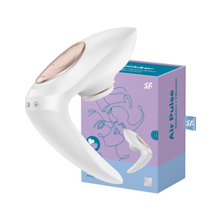 Satisfyer Pro 4 Couples con su packaging y su elegante presentación