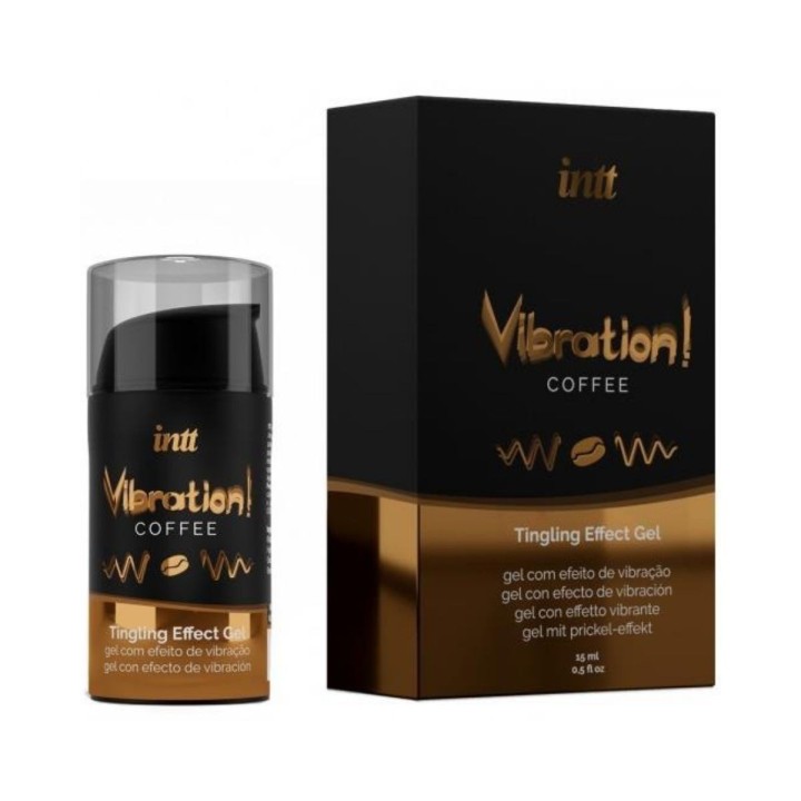 Packaging Gel vibrador sabor café de INTT