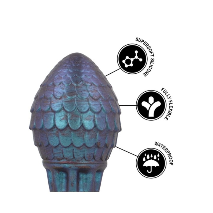 Características del Plug Huevo Dragón de Epic Cybersilicok