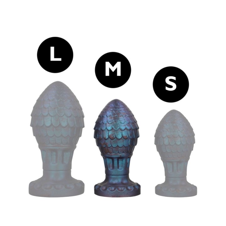 Epic Cybersilicock nos ofrece la familia completa del plug Huevo Dragón en 3 tamaños