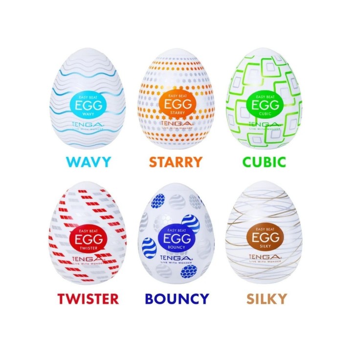 Huevo Masturbador TENGA Egg Cubic