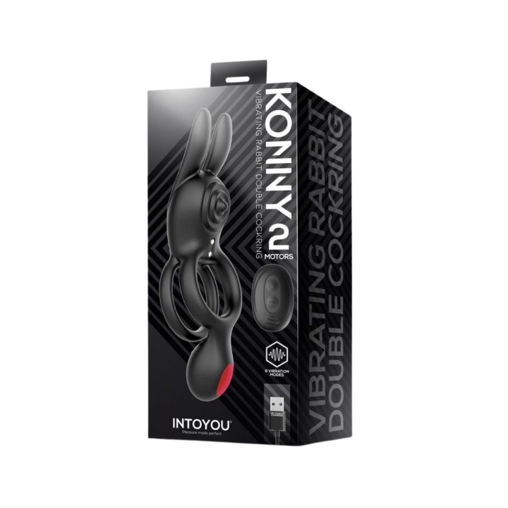 Packaging oficial de Intoyou del Konny , anillo vibrador para el pene.